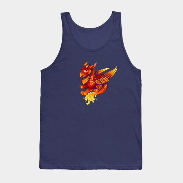 Hatchling - Fire Tank Top by ruthimagination